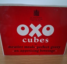 A lovely old OXO cubes tin