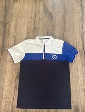 Ian Poulter Blue & White Men’s Golf Shirt 