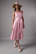 Coast Pink Midi Dress Womens