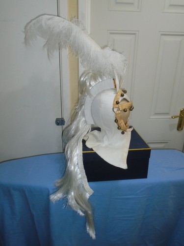 Horse headress from cinders - from,
