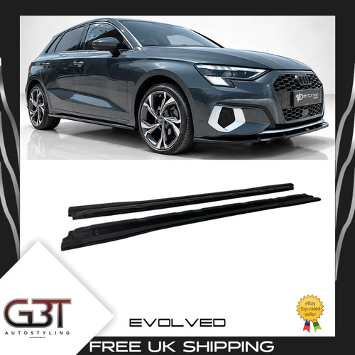 Side skirts extensions audi - side,