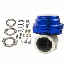 Water Cold BLUE MVR 44mm V-Band External Turbocharger Wastegate 14PSI&7&17psi