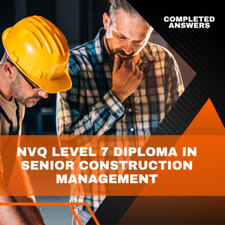 NVQ Level 7 Diploma in Senior
