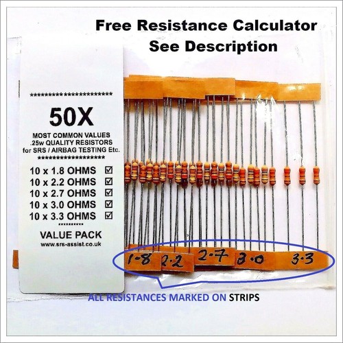 Airbag resistors 2 - resistors, 2.2