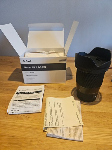 Sigma 16mm sony e mount - 16mm,