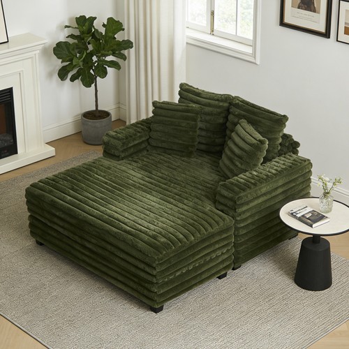 Oversized deepseat chaise - oversized,