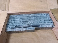 Vintage 24pt Mercury Font Metal Hot Foil Type Set Stamping Embossing 500+ pcs