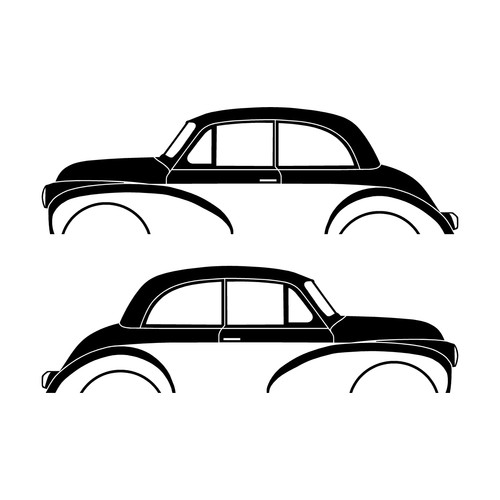 Set car decal stickers - set, 2