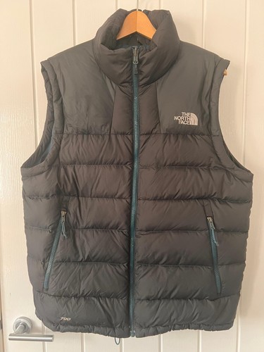 North face men grey down - face,