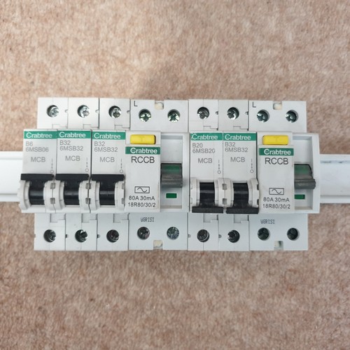 Crabtree rccb 80a mcb - crabtree,