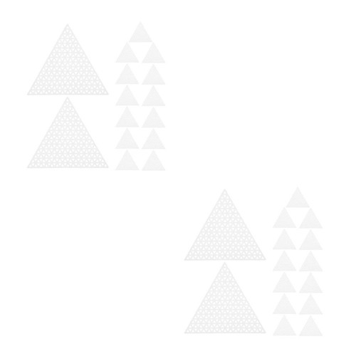 Pcs triangle plastic canvas - pcs,