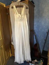 Monsoon Grecian Ivory Wedding Dress, Size 10, New With Tags
