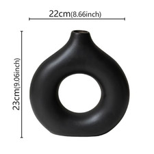 Modern donut vase minimalist - modern,