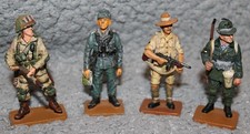 Job Lot, FOUR del Prado MEN AT WAR 20th Century - World War Two Soldiers 