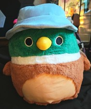 Squishmallows Avery the Mallard Duck Fuzz-A-Mallows 40cm  Soft Toy new with tags