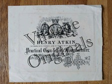 Antique Henry Atkin Leather