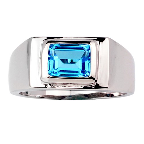 925 silver men ring 7x9mm - 925,