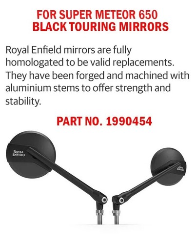 Black touring mirror fit for - "black,