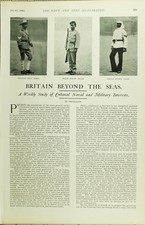 1902 PRINT WEEKLEY UPDATE BRITISH EMPIRE TRINDAD LIGHT HORSE NORTH BORNEO POLICE