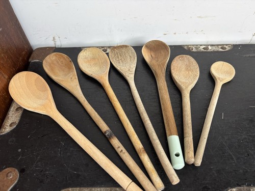 Vintage wooden spoons 6 - vintage,