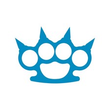 Spiked Brass Knuckles Outline