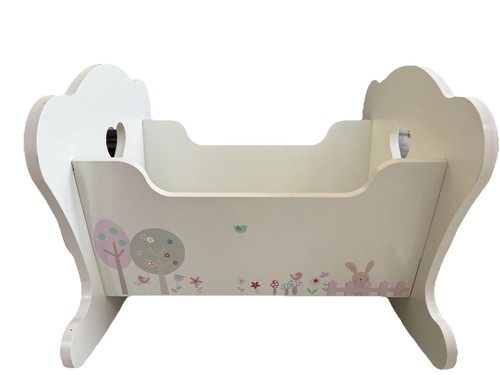 Wooden cot for dolls - cot,