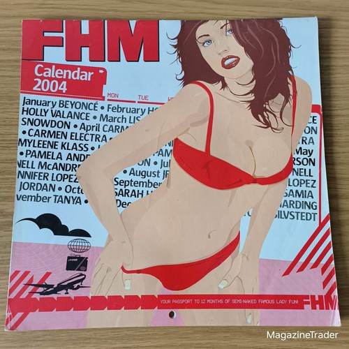 Fhm calendar 2004 beyonce - calendar,