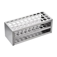 Stainless Steel Test Tube Holder Rack 40 Hole 3 Layer for 14-16mm Tubes