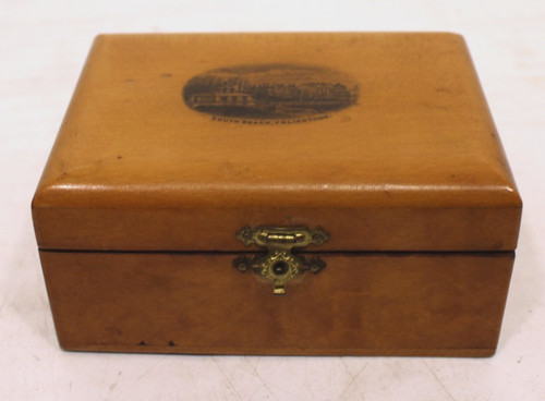 Antique mauchline ware - mauchline, box