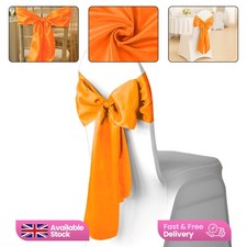 Satin Chair Sashes for Wedding