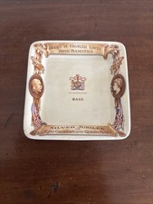 Rare Bass Advertising Silver Jubilee 1935 Pin Dish/ Ashtray