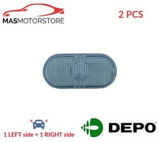 INDICATOR LIGHT BLINKER LAMP PAIR DEPO 551-1411N-UE 2PCS I NEW OE REPLACEMENT