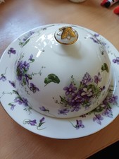 Hammersley Victorian Violets Serving Bowl With Lid