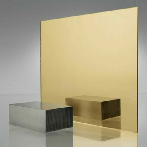 Acrylic mirror sheet - , gold