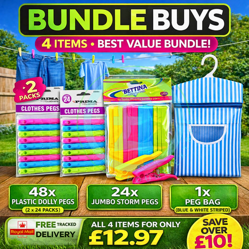Clothes peg bundle strong - bundle,