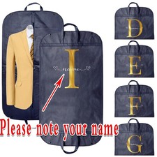 Personalised names - Breathable Travel Suit Garment Dress Bag Clothes Cover Gift