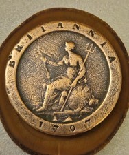 1797 Cartwheel Penny George III Copper Coin Georgian Era. 228 Years Old!