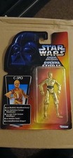 star wars the power of the force red card tri logo c3po figure
