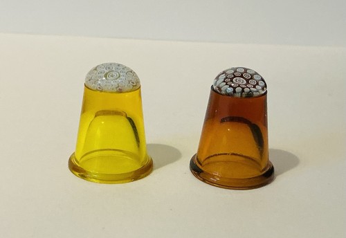 Pair milliafiori glass - pair,