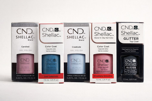 Cnd shellac gel color - shellac, uv