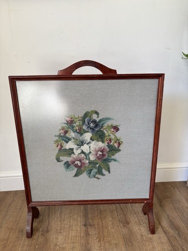 Vintage embroidered tapestry - embroidered,