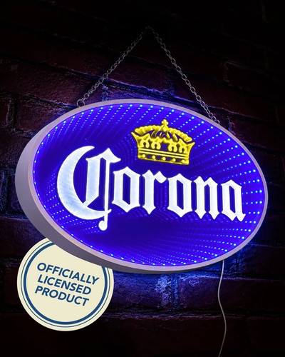 Corona beer infinity mirror - beer,