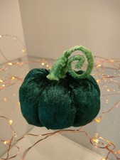 Pumpkin Forest & Lime Green Crushed Velvet Halloween  Autumn Fall decoration