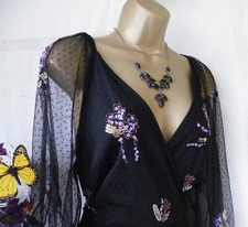 👗****MONSOON PRE-OWNED "ELOUISE BLACK" DRESS SIZE 16****👗