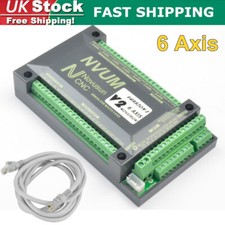 6 Axis NVEM CNC Controller 200KHZ Ethernet MACH3 Motion Control Card Board 32VDC
