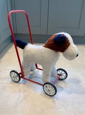 1970's Rare - Push Along Dog, Vintage