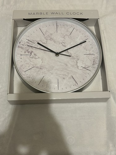 Marble wall clock brand new - wall,