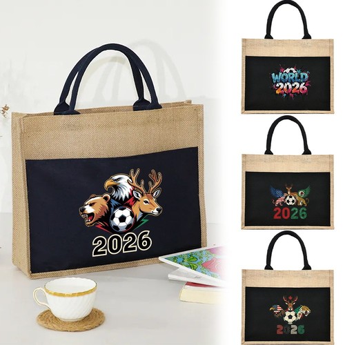 Shopping carrier jute burlap - shopping,