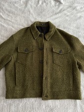 Zara Mens Khaki Green Jacket -