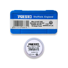 Presto taps die - |,